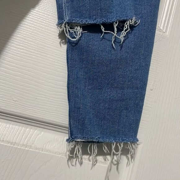 Good American Good Waist Skinny High Rise Jeans Indigo016 GW731T Size 12/31 - Picture 8 of 10